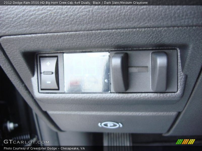 Black / Dark Slate/Medium Graystone 2012 Dodge Ram 3500 HD Big Horn Crew Cab 4x4 Dually