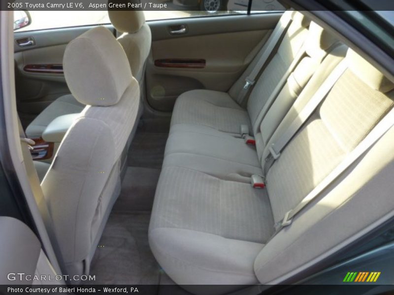 Aspen Green Pearl / Taupe 2005 Toyota Camry LE V6