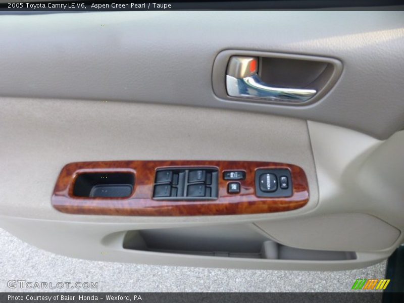 Aspen Green Pearl / Taupe 2005 Toyota Camry LE V6