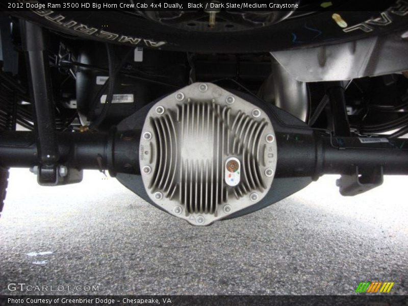Black / Dark Slate/Medium Graystone 2012 Dodge Ram 3500 HD Big Horn Crew Cab 4x4 Dually