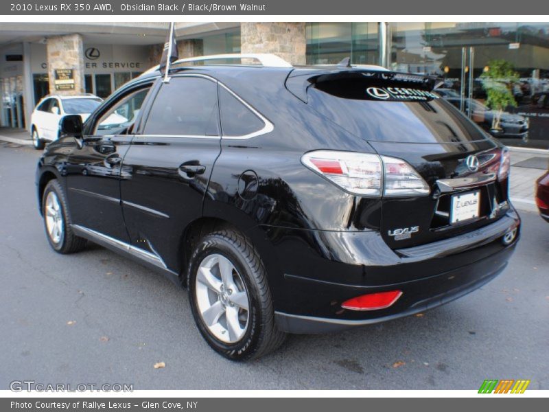 Obsidian Black / Black/Brown Walnut 2010 Lexus RX 350 AWD
