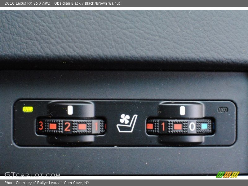 Obsidian Black / Black/Brown Walnut 2010 Lexus RX 350 AWD