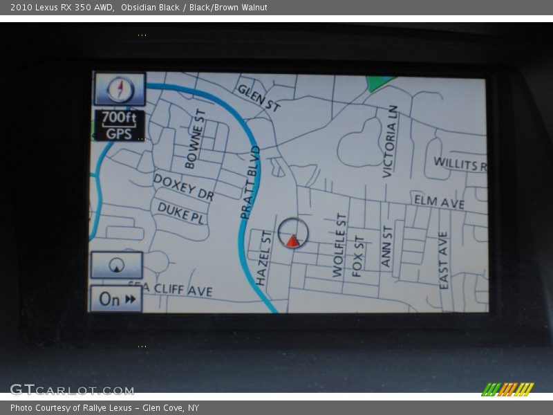 Obsidian Black / Black/Brown Walnut 2010 Lexus RX 350 AWD