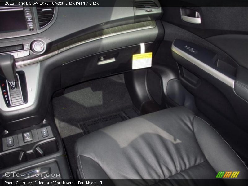 Crystal Black Pearl / Black 2013 Honda CR-V EX-L
