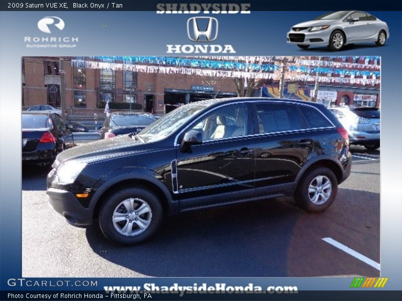 Black Onyx / Tan 2009 Saturn VUE XE