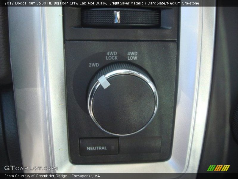 Bright Silver Metallic / Dark Slate/Medium Graystone 2012 Dodge Ram 3500 HD Big Horn Crew Cab 4x4 Dually