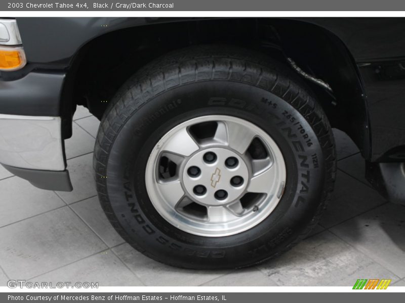 Black / Gray/Dark Charcoal 2003 Chevrolet Tahoe 4x4