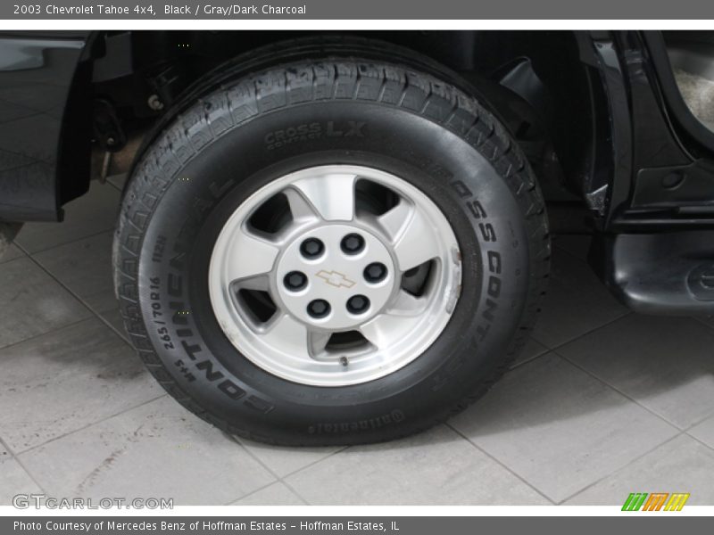 Black / Gray/Dark Charcoal 2003 Chevrolet Tahoe 4x4