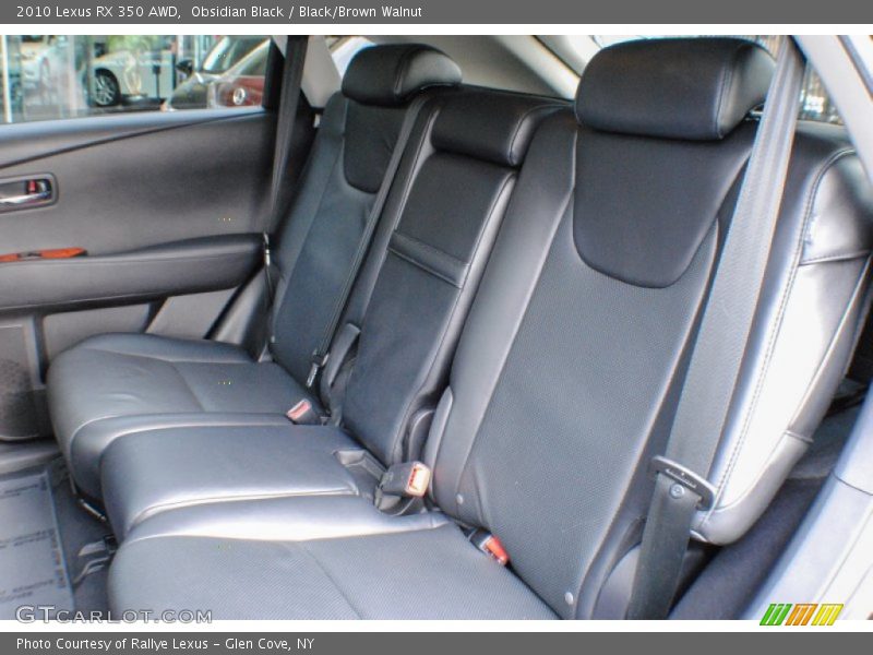 Obsidian Black / Black/Brown Walnut 2010 Lexus RX 350 AWD