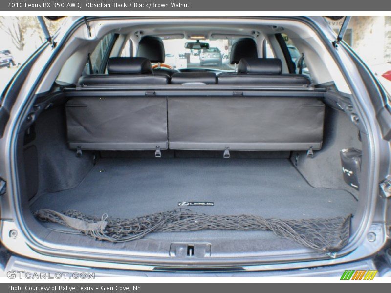 Obsidian Black / Black/Brown Walnut 2010 Lexus RX 350 AWD