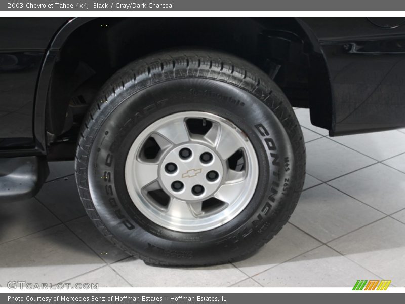 Black / Gray/Dark Charcoal 2003 Chevrolet Tahoe 4x4