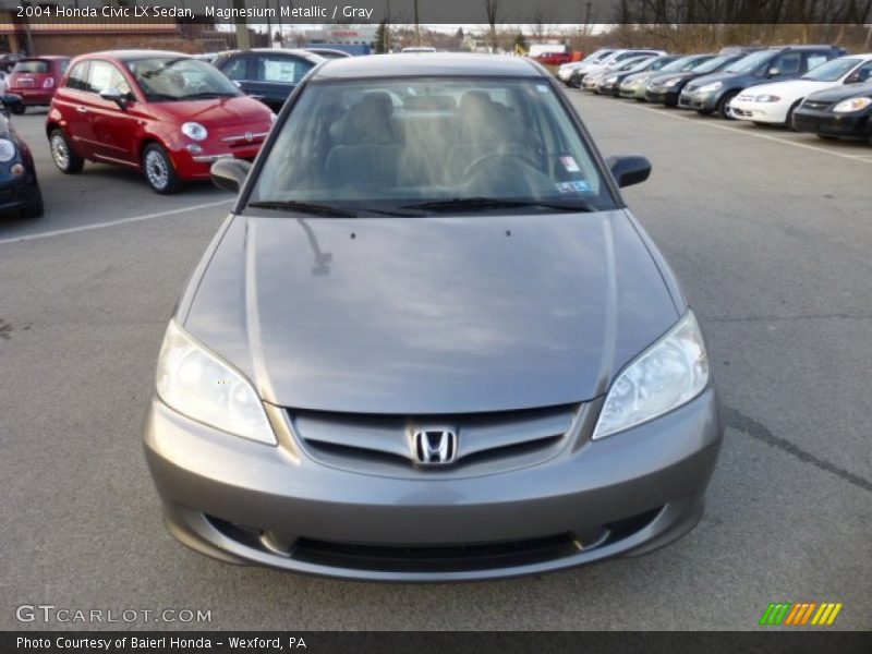 Magnesium Metallic / Gray 2004 Honda Civic LX Sedan