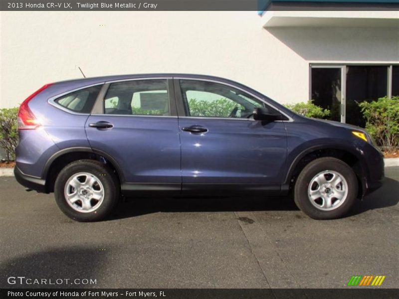Twilight Blue Metallic / Gray 2013 Honda CR-V LX