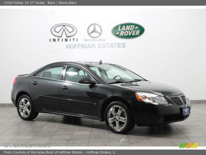 Black / Ebony Black 2008 Pontiac G6 GT Sedan