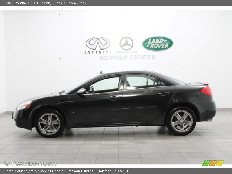 Black / Ebony Black 2008 Pontiac G6 GT Sedan