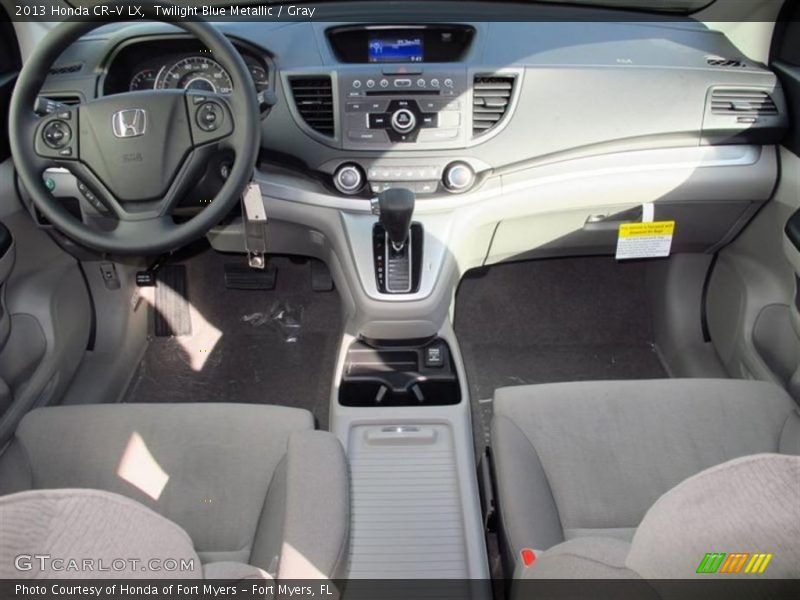 Twilight Blue Metallic / Gray 2013 Honda CR-V LX