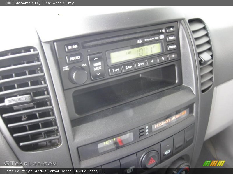 Clear White / Gray 2006 Kia Sorento LX