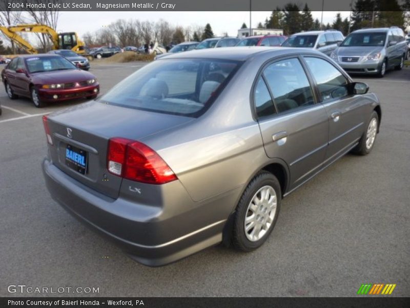 Magnesium Metallic / Gray 2004 Honda Civic LX Sedan