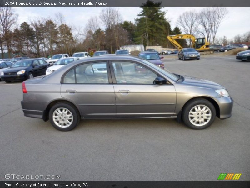 Magnesium Metallic / Gray 2004 Honda Civic LX Sedan