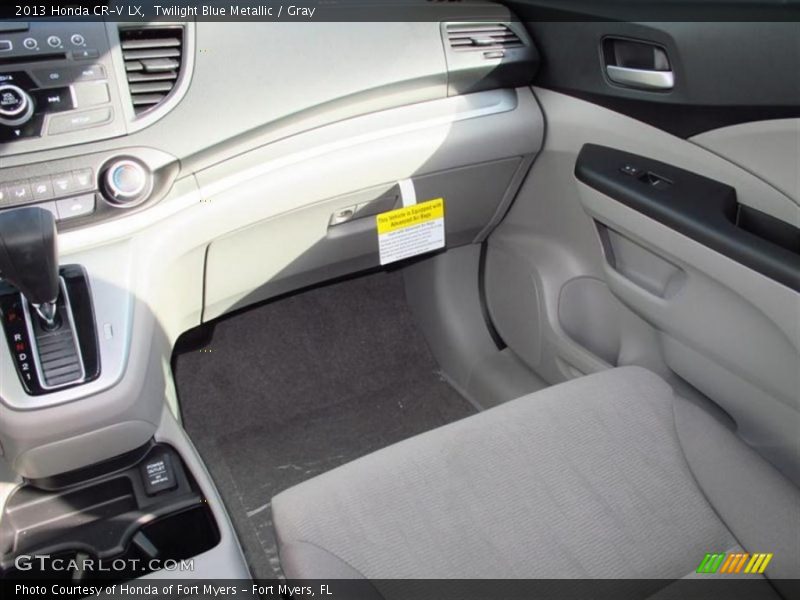 Twilight Blue Metallic / Gray 2013 Honda CR-V LX