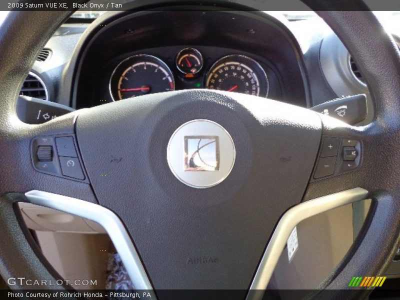 Black Onyx / Tan 2009 Saturn VUE XE