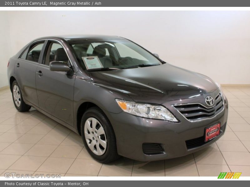 Magnetic Gray Metallic / Ash 2011 Toyota Camry LE