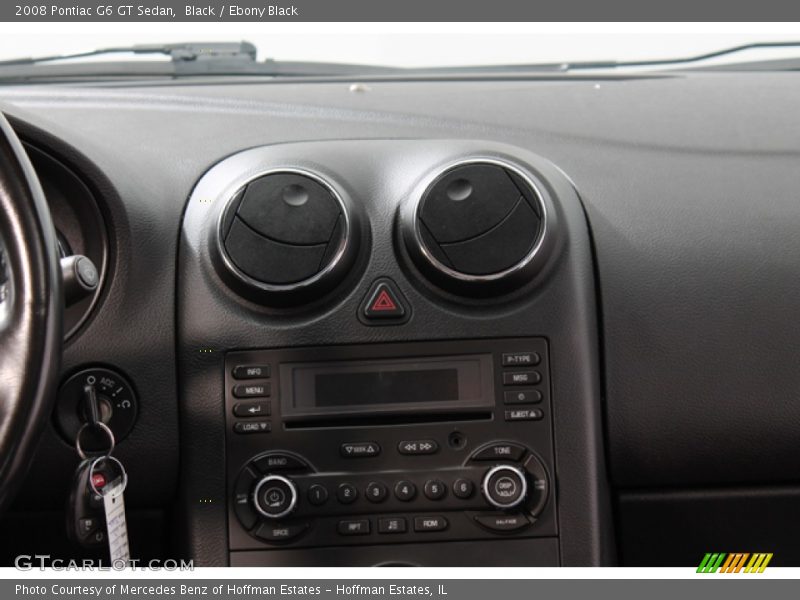 Black / Ebony Black 2008 Pontiac G6 GT Sedan