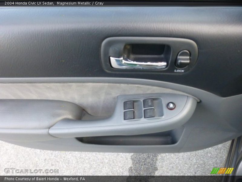 Magnesium Metallic / Gray 2004 Honda Civic LX Sedan