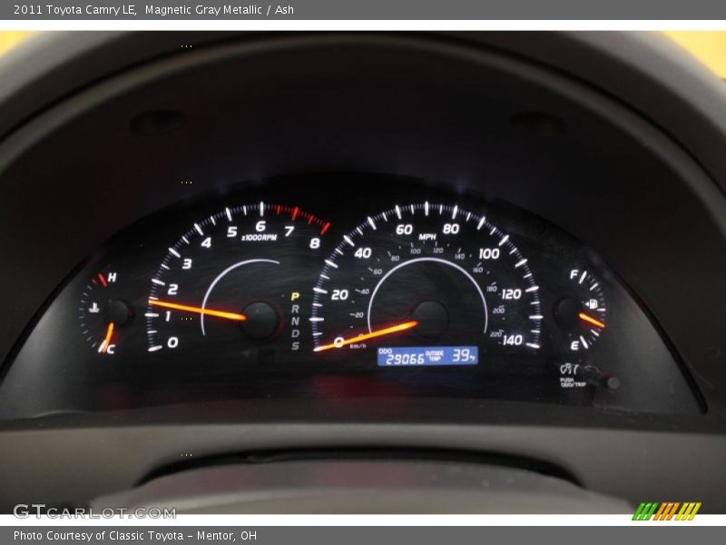 Magnetic Gray Metallic / Ash 2011 Toyota Camry LE
