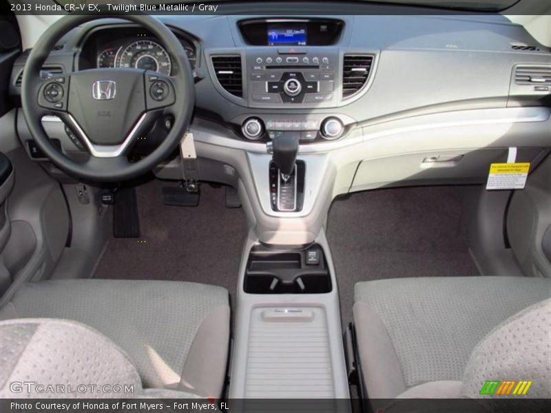 Twilight Blue Metallic / Gray 2013 Honda CR-V EX