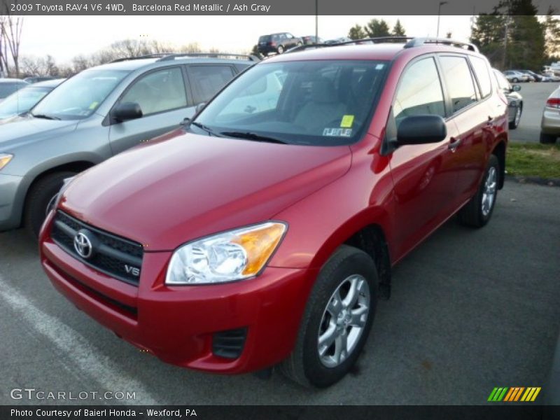Barcelona Red Metallic / Ash Gray 2009 Toyota RAV4 V6 4WD