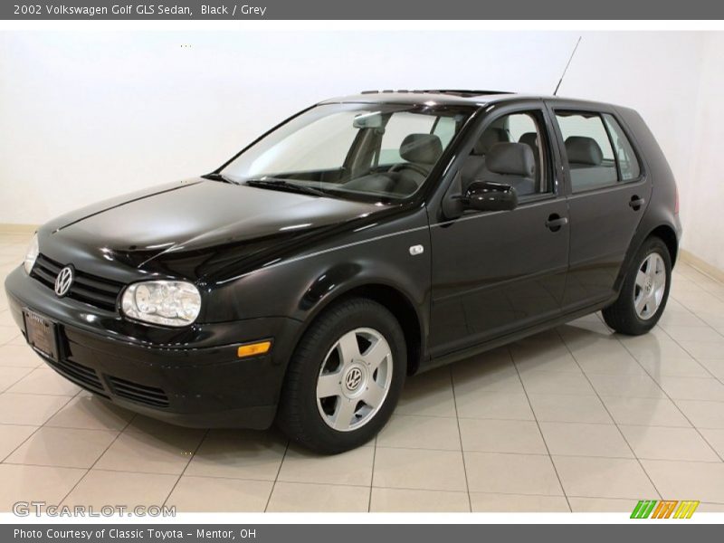 Black / Grey 2002 Volkswagen Golf GLS Sedan