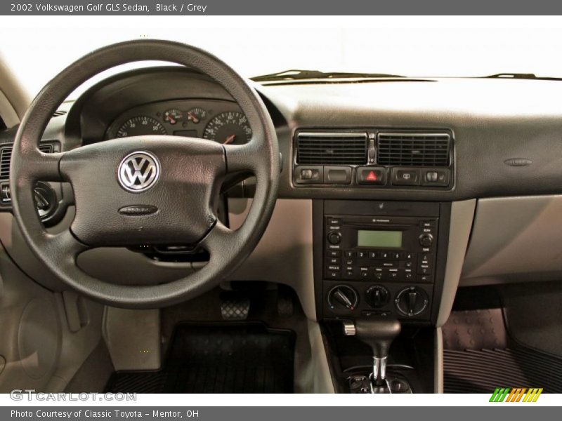 Black / Grey 2002 Volkswagen Golf GLS Sedan