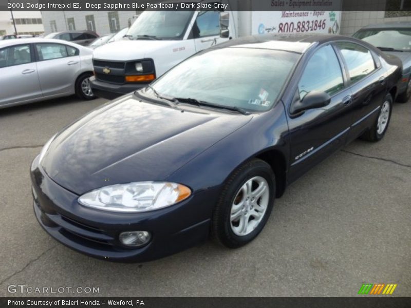 Deep Sapphire Blue Pearlcoat / Dark Slate Gray 2001 Dodge Intrepid ES