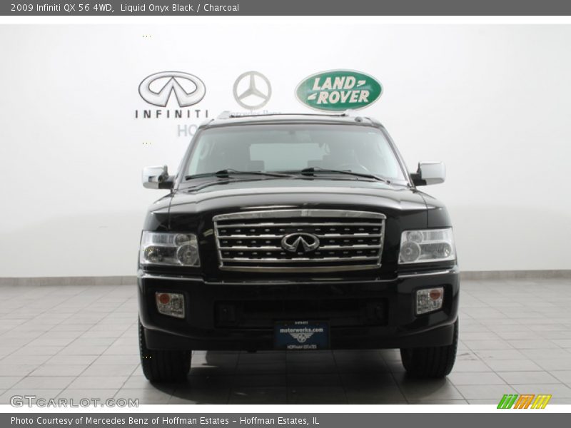 Liquid Onyx Black / Charcoal 2009 Infiniti QX 56 4WD