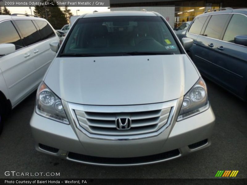 Silver Pearl Metallic / Gray 2009 Honda Odyssey EX-L