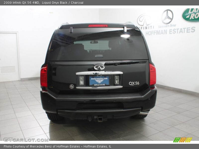 Liquid Onyx Black / Charcoal 2009 Infiniti QX 56 4WD