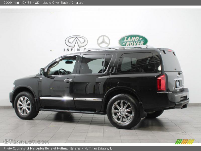 Liquid Onyx Black / Charcoal 2009 Infiniti QX 56 4WD