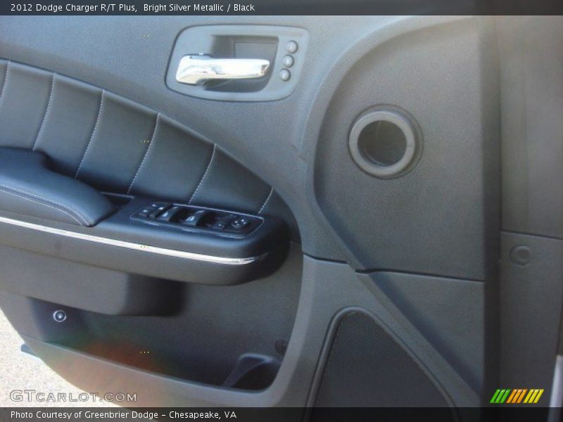 Bright Silver Metallic / Black 2012 Dodge Charger R/T Plus