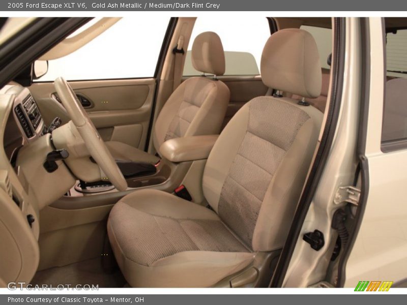 Gold Ash Metallic / Medium/Dark Flint Grey 2005 Ford Escape XLT V6