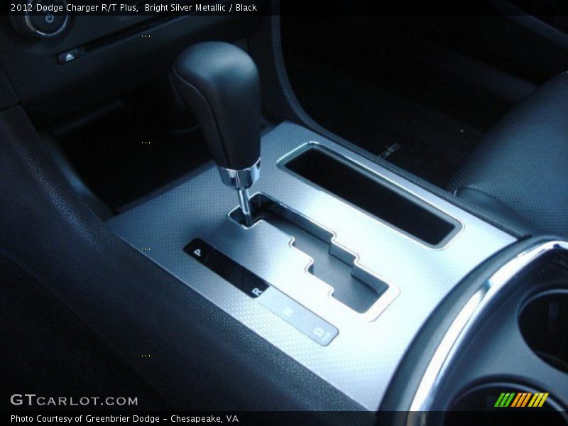 Bright Silver Metallic / Black 2012 Dodge Charger R/T Plus
