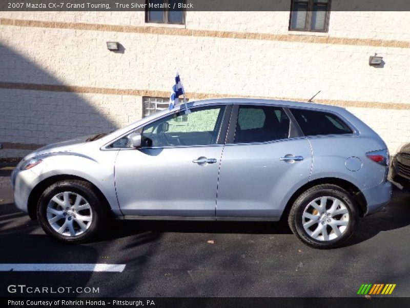 True Silver Metallic / Black 2007 Mazda CX-7 Grand Touring