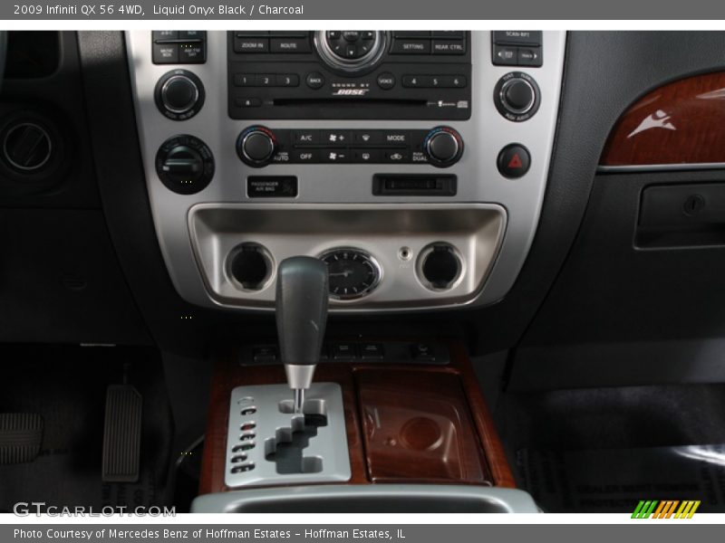 Liquid Onyx Black / Charcoal 2009 Infiniti QX 56 4WD