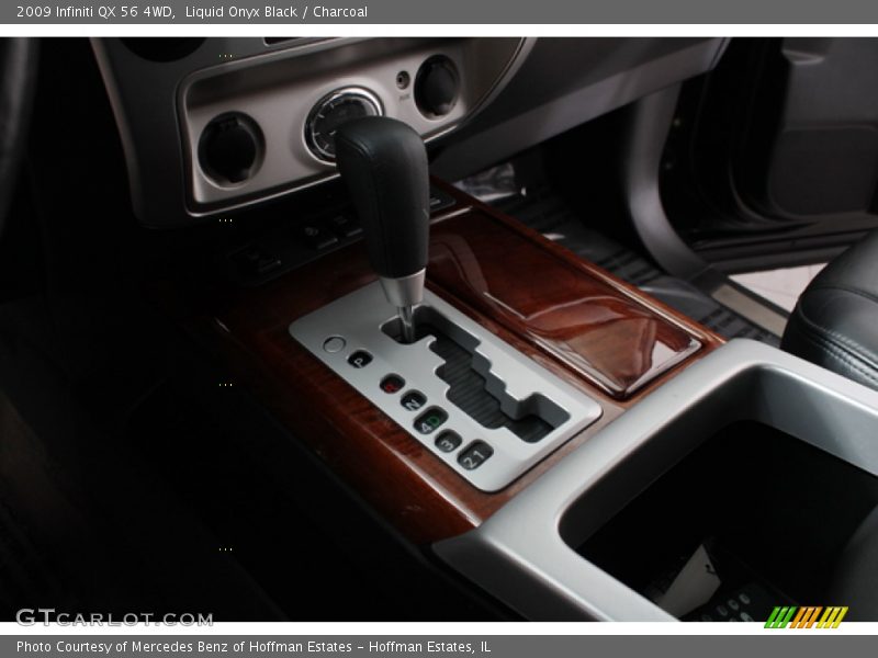 Liquid Onyx Black / Charcoal 2009 Infiniti QX 56 4WD