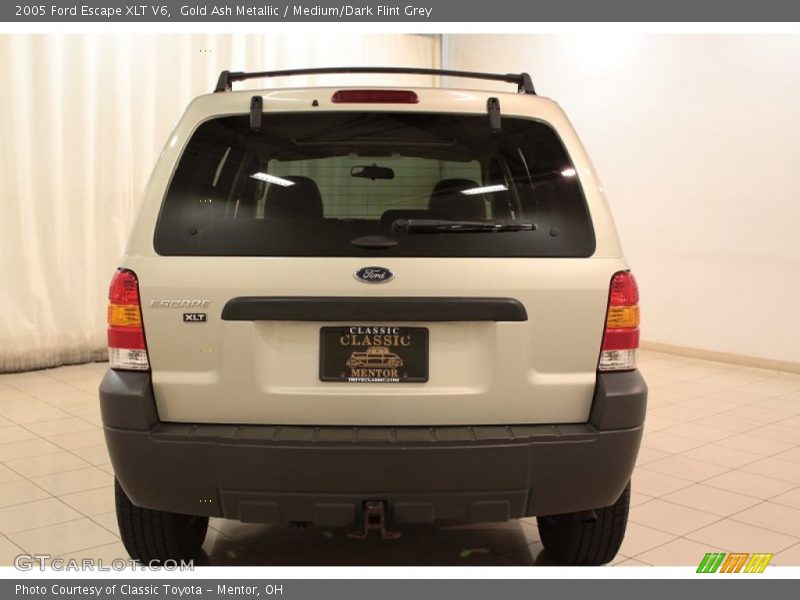 Gold Ash Metallic / Medium/Dark Flint Grey 2005 Ford Escape XLT V6