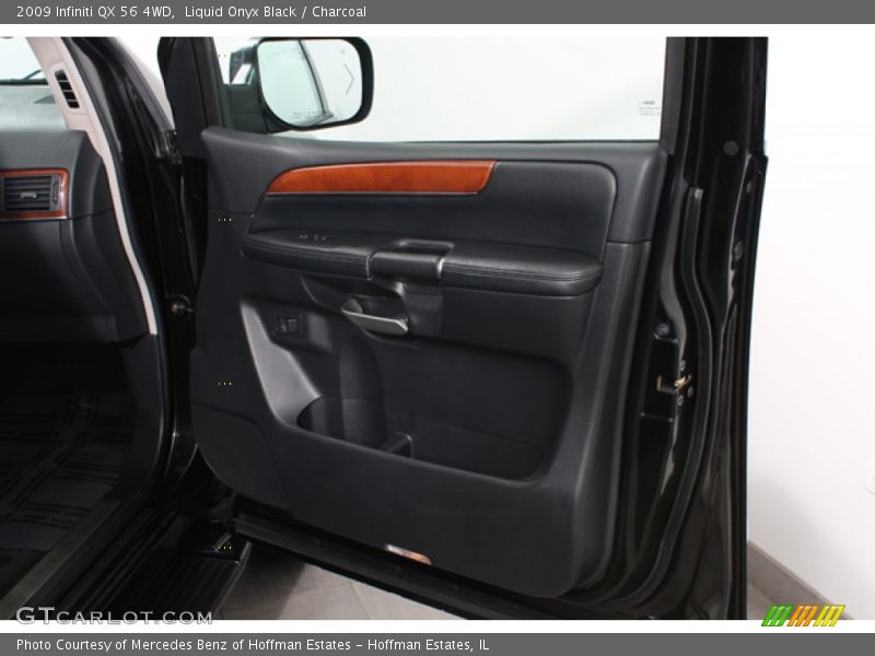 Liquid Onyx Black / Charcoal 2009 Infiniti QX 56 4WD