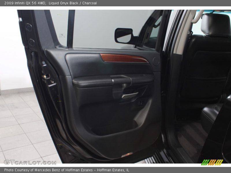 Liquid Onyx Black / Charcoal 2009 Infiniti QX 56 4WD
