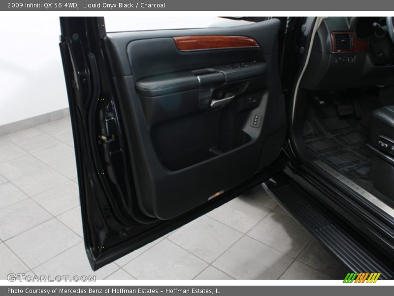 Liquid Onyx Black / Charcoal 2009 Infiniti QX 56 4WD