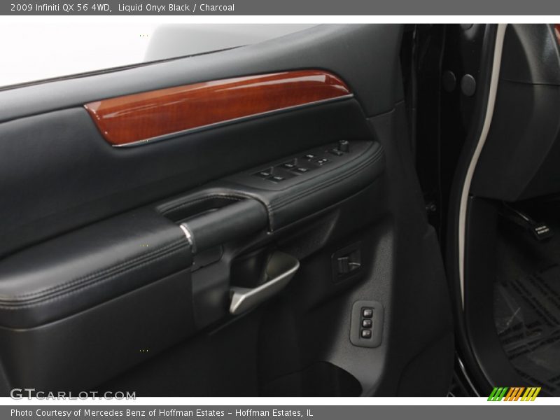 Liquid Onyx Black / Charcoal 2009 Infiniti QX 56 4WD