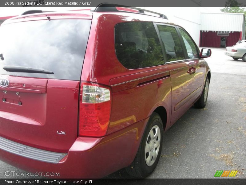 Claret Red Metallic / Gray 2008 Kia Sedona LX